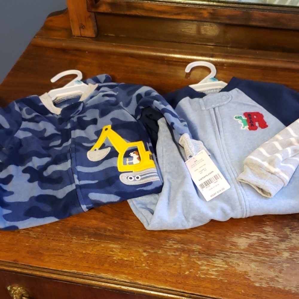 4 BRAND NEW Fleece Sleepers